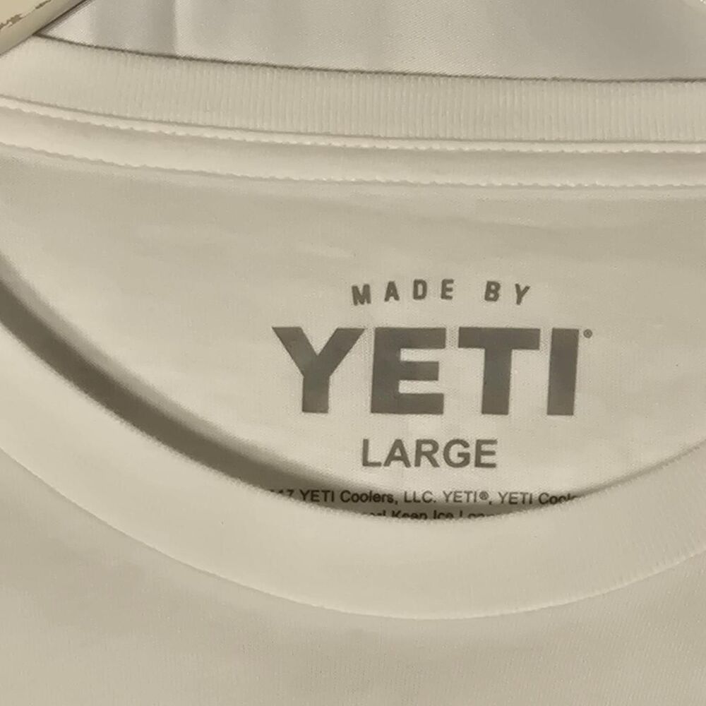 Yeti Women's White T-shirt (L-#47) - Picture 3 of 3